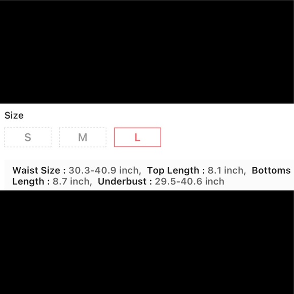 Timeless Retro Black Bikini Swimsuit Set in Large - Picture 5 of 5